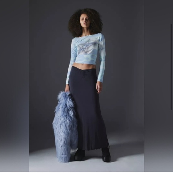 Silence + Noise Pastel Blue Star Blouse - Picture 5 of 8